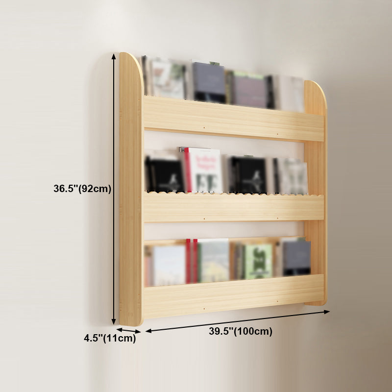 1/2/3/4-Shelf Modern Wall Unit Bookshelf Natural Pine Wood Bookshelf Clearhalo 'Bookcases' 'furn' 'furn_bookcases' 'Furniture' 'furniture_bookcases' 'kitchen' 'kitchen_bookcases' 'Living Room Furniture' 'Office Furniture' 4673862