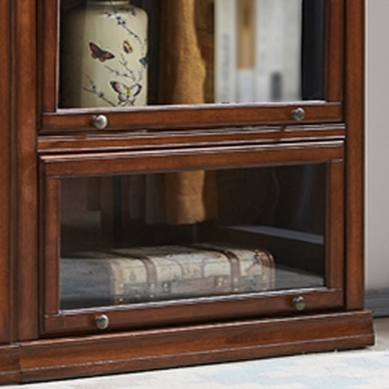 Minimalist Closed Back Bookcase in Solid Wood Material Shelve Clearhalo 'Bookcases' 'furn' 'furn_bookcases' 'Furniture' 'furniture_bookcases' 'kitchen' 'kitchen_bookcases' 'Living Room Furniture' 'Office Furniture' 4673868