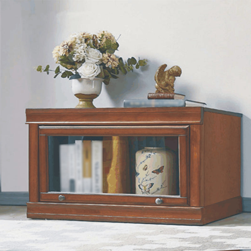 Minimalist Closed Back Bookcase in Solid Wood Material Shelve Clearhalo 'Bookcases' 'furn' 'furn_bookcases' 'Furniture' 'furniture_bookcases' 'kitchen' 'kitchen_bookcases' 'Living Room Furniture' 'Office Furniture' 4673876