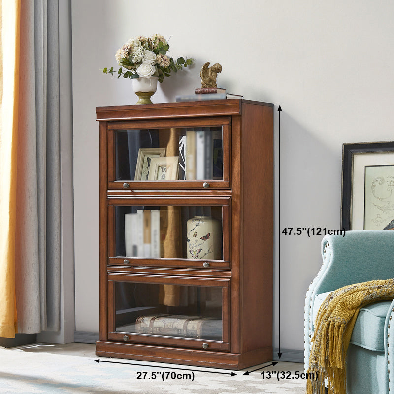 Minimalist Closed Back Bookcase in Solid Wood Material Shelve Clearhalo 'Bookcases' 'furn' 'furn_bookcases' 'Furniture' 'furniture_bookcases' 'kitchen' 'kitchen_bookcases' 'Living Room Furniture' 'Office Furniture' 4673884