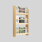 3-Shelf Wooden Floating Bookcase Contemporary Wall Mounted Bookshelf 23.6"L x 4.3"W x 36.2"H Natural Clearhalo 'Bookcases' 'furn' 'furn_bookcases' 'Furniture' 'furniture_bookcases' 'kitchen' 'kitchen_bookcases' 'Living Room Furniture' 'Office Furniture' 4673903
