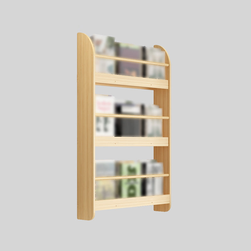 3-Shelf Wooden Floating Bookcase Contemporary Wall Mounted Bookshelf 23.6"L x 4.3"W x 36.2"H Natural Clearhalo 'Bookcases' 'furn' 'furn_bookcases' 'Furniture' 'furniture_bookcases' 'kitchen' 'kitchen_bookcases' 'Living Room Furniture' 'Office Furniture' 4673903