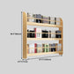 3-Shelf Wooden Floating Bookcase Contemporary Wall Mounted Bookshelf Clearhalo 'Bookcases' 'furn' 'furn_bookcases' 'Furniture' 'furniture_bookcases' 'kitchen' 'kitchen_bookcases' 'Living Room Furniture' 'Office Furniture' 4673907