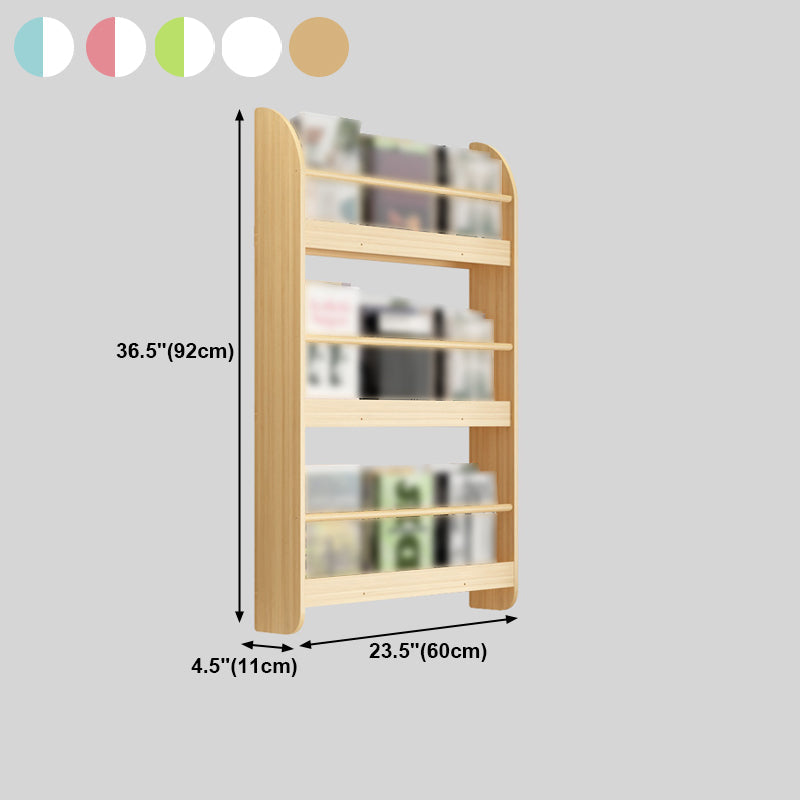 3-Shelf Wooden Floating Bookcase Contemporary Wall Mounted Bookshelf Clearhalo 'Bookcases' 'furn' 'furn_bookcases' 'Furniture' 'furniture_bookcases' 'kitchen' 'kitchen_bookcases' 'Living Room Furniture' 'Office Furniture' 4673910