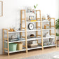 Contemporary Ladder Bookcase Wooden Open Back Bookshelf with Shelves for Home Clearhalo 'Bookcases' 'furn' 'furn_bookcases' 'Furniture' 'furniture_bookcases' 'kitchen' 'kitchen_bookcases' 'Living Room Furniture' 'Office Furniture' 4673932