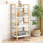 Contemporary Ladder Bookcase Wooden Open Back Bookshelf with Shelves for Home Clearhalo 'Bookcases' 'furn' 'furn_bookcases' 'Furniture' 'furniture_bookcases' 'kitchen' 'kitchen_bookcases' 'Living Room Furniture' 'Office Furniture' 4673943