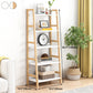 Contemporary Ladder Bookcase Wooden Open Back Bookshelf with Shelves for Home Clearhalo 'Bookcases' 'furn' 'furn_bookcases' 'Furniture' 'furniture_bookcases' 'kitchen' 'kitchen_bookcases' 'Living Room Furniture' 'Office Furniture' 4673944