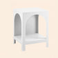 Modern Style Metal Bookshelf Closed Back Shelf Bookcase for Home 14"L x 14"W x 18.5"H White Clearhalo 'Bookcases' 'furn' 'furn_bookcases' 'Furniture' 'furniture_bookcases' 'kitchen' 'kitchen_bookcases' 'Living Room Furniture' 'Office Furniture' 4673952