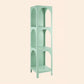 Modern Style Metal Bookshelf Closed Back Shelf Bookcase for Home 13.8"L x 13.8"W x 55.1"H Green Clearhalo 'Bookcases' 'furn' 'furn_bookcases' 'Furniture' 'furniture_bookcases' 'kitchen' 'kitchen_bookcases' 'Living Room Furniture' 'Office Furniture' 4673963
