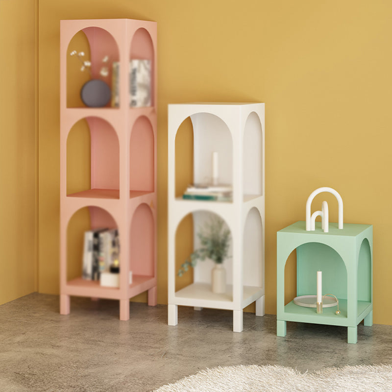 Modern Style Metal Bookshelf Closed Back Shelf Bookcase for Home Clearhalo 'Bookcases' 'furn' 'furn_bookcases' 'Furniture' 'furniture_bookcases' 'kitchen' 'kitchen_bookcases' 'Living Room Furniture' 'Office Furniture' 4673966