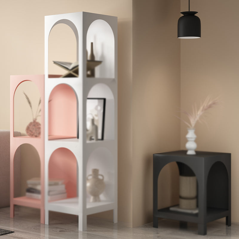 Modern Style Metal Bookshelf Closed Back Shelf Bookcase for Home Clearhalo 'Bookcases' 'furn' 'furn_bookcases' 'Furniture' 'furniture_bookcases' 'kitchen' 'kitchen_bookcases' 'Living Room Furniture' 'Office Furniture' 4673968