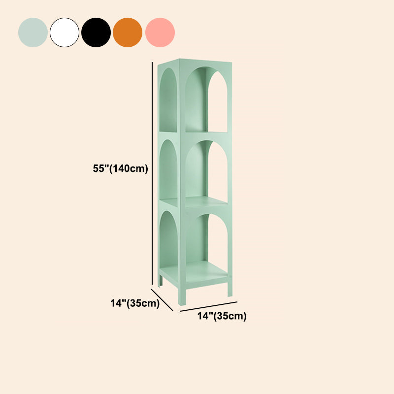 Modern Style Metal Bookshelf Closed Back Shelf Bookcase for Home Clearhalo 'Bookcases' 'furn' 'furn_bookcases' 'Furniture' 'furniture_bookcases' 'kitchen' 'kitchen_bookcases' 'Living Room Furniture' 'Office Furniture' 4673972