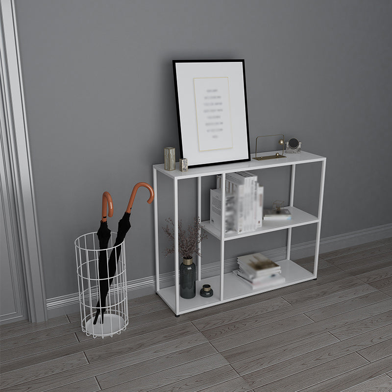 Open Metal Bookcase Industrial Rectangular Shelve for Study Room Clearhalo 'Bookcases' 'furn' 'furn_bookcases' 'Furniture' 'furniture_bookcases' 'kitchen' 'kitchen_bookcases' 'Living Room Furniture' 'Office Furniture' 4673975