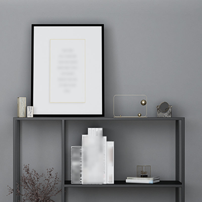 Open Metal Bookcase Industrial Rectangular Shelve for Study Room Clearhalo 'Bookcases' 'furn' 'furn_bookcases' 'Furniture' 'furniture_bookcases' 'kitchen' 'kitchen_bookcases' 'Living Room Furniture' 'Office Furniture' 4673978