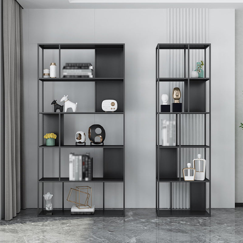 Modern Style 4-shelf Bookshelf Open Shelf Bookcase for Home Office Clearhalo 'Bookcases' 'furn' 'furn_bookcases' 'Furniture' 'furniture_bookcases' 'kitchen' 'kitchen_bookcases' 'Living Room Furniture' 'Office Furniture' 4673988