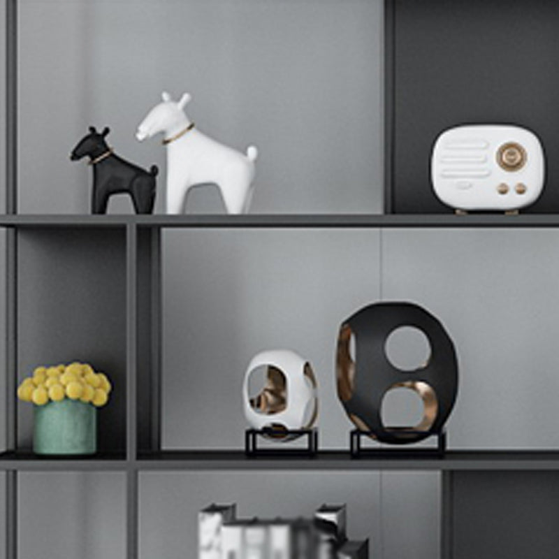 Modern Style 4-shelf Bookshelf Open Shelf Bookcase for Home Office Clearhalo 'Bookcases' 'furn' 'furn_bookcases' 'Furniture' 'furniture_bookcases' 'kitchen' 'kitchen_bookcases' 'Living Room Furniture' 'Office Furniture' 4673994