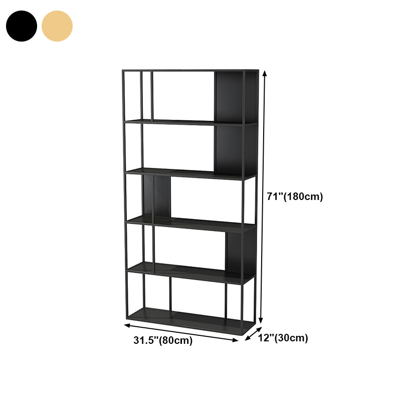 Modern Style 4-shelf Bookshelf Open Shelf Bookcase for Home Office Clearhalo 'Bookcases' 'furn' 'furn_bookcases' 'Furniture' 'furniture_bookcases' 'kitchen' 'kitchen_bookcases' 'Living Room Furniture' 'Office Furniture' 4674000