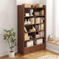Modern Standard Bookcase Shelves Closed Back Bookshelf with Drawer in Engineered Wood 32.3"L x 9.4"W x 71.3"H Brown Clearhalo 'Bookcases' 'furn' 'furn_bookcases' 'Furniture' 'furniture_bookcases' 'kitchen' 'kitchen_bookcases' 'Living Room Furniture' 'Office Furniture' 4674006