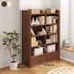 Modern Standard Bookcase Shelves Closed Back Bookshelf with Drawer in Engineered Wood Clearhalo 'Bookcases' 'furn' 'furn_bookcases' 'Furniture' 'furniture_bookcases' 'kitchen' 'kitchen_bookcases' 'Living Room Furniture' 'Office Furniture' 4674031