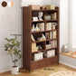 Modern Standard Bookcase Shelves Closed Back Bookshelf with Drawer in Engineered Wood Clearhalo 'Bookcases' 'furn' 'furn_bookcases' 'Furniture' 'furniture_bookcases' 'kitchen' 'kitchen_bookcases' 'Living Room Furniture' 'Office Furniture' 4674032