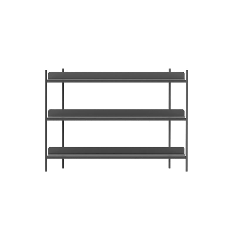 Modern Style Metal Bookshelf Open Etagere Shelf Bookcase for Home Black Clearhalo 'Bookcases' 'furn' 'furn_bookcases' 'Furniture' 'furniture_bookcases' 'kitchen' 'kitchen_bookcases' 'Living Room Furniture' 'Office Furniture' 4674041
