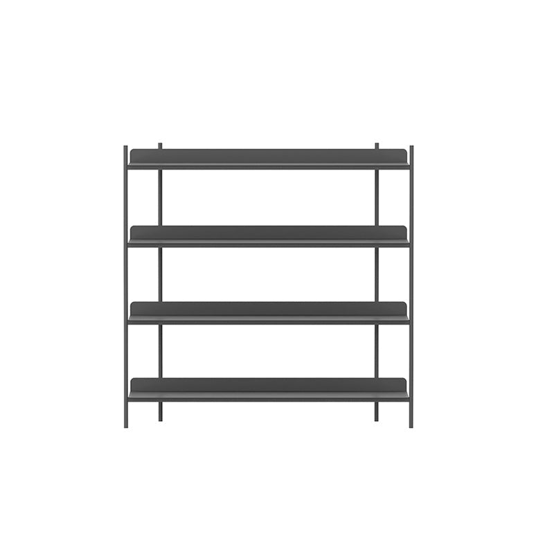 Modern Style Metal Bookshelf Open Etagere Shelf Bookcase for Home Black Clearhalo 'Bookcases' 'furn' 'furn_bookcases' 'Furniture' 'furniture_bookcases' 'kitchen' 'kitchen_bookcases' 'Living Room Furniture' 'Office Furniture' 4674042