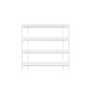 Modern Style Metal Bookshelf Open Etagere Shelf Bookcase for Home White Clearhalo 'Bookcases' 'furn' 'furn_bookcases' 'Furniture' 'furniture_bookcases' 'kitchen' 'kitchen_bookcases' 'Living Room Furniture' 'Office Furniture' 4674044