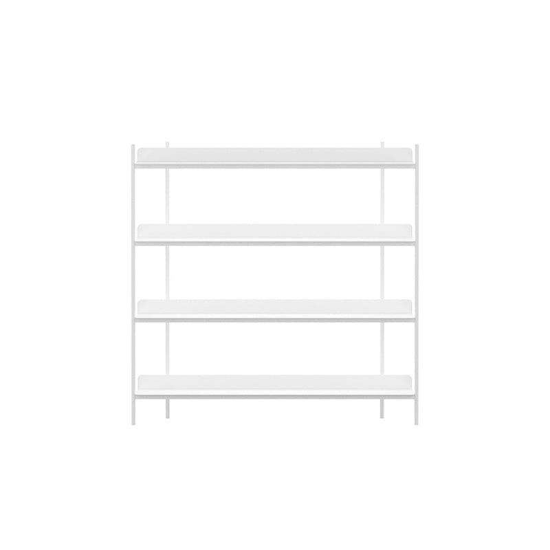 Modern Style Metal Bookshelf Open Etagere Shelf Bookcase for Home White Clearhalo 'Bookcases' 'furn' 'furn_bookcases' 'Furniture' 'furniture_bookcases' 'kitchen' 'kitchen_bookcases' 'Living Room Furniture' 'Office Furniture' 4674044