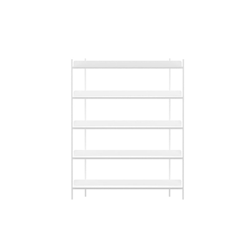 Modern Style Metal Bookshelf Open Etagere Shelf Bookcase for Home White Clearhalo 'Bookcases' 'furn' 'furn_bookcases' 'Furniture' 'furniture_bookcases' 'kitchen' 'kitchen_bookcases' 'Living Room Furniture' 'Office Furniture' 4674048