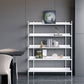Modern Style Metal Bookshelf Open Etagere Shelf Bookcase for Home Clearhalo 'Bookcases' 'furn' 'furn_bookcases' 'Furniture' 'furniture_bookcases' 'kitchen' 'kitchen_bookcases' 'Living Room Furniture' 'Office Furniture' 4674054