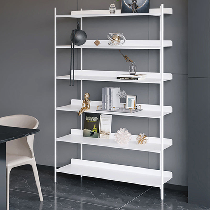Modern Style Metal Bookshelf Open Etagere Shelf Bookcase for Home Clearhalo 'Bookcases' 'furn' 'furn_bookcases' 'Furniture' 'furniture_bookcases' 'kitchen' 'kitchen_bookcases' 'Living Room Furniture' 'Office Furniture' 4674056