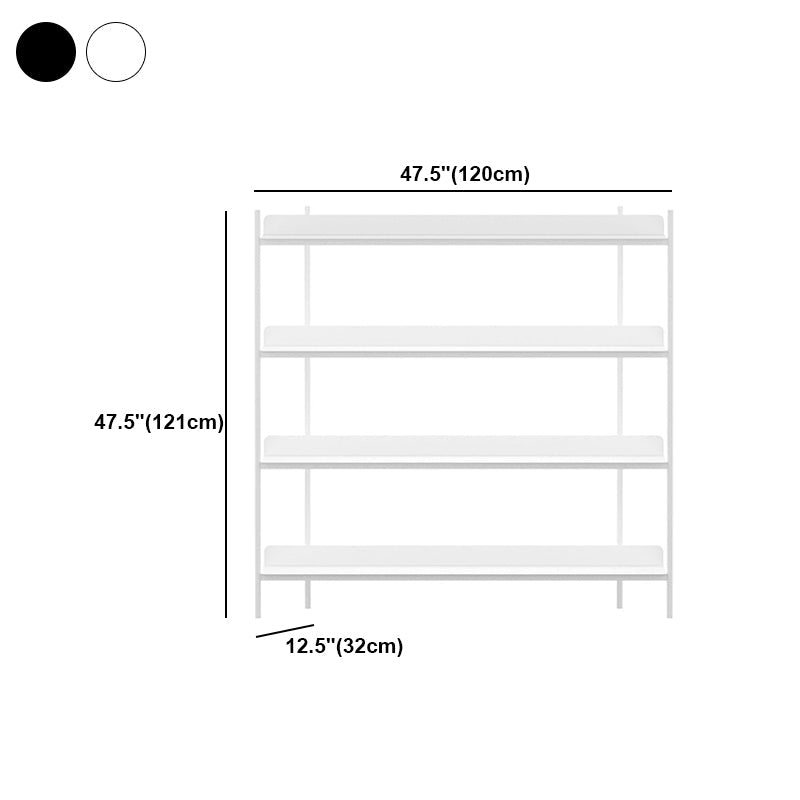 Modern Style Metal Bookshelf Open Etagere Shelf Bookcase for Home Clearhalo 'Bookcases' 'furn' 'furn_bookcases' 'Furniture' 'furniture_bookcases' 'kitchen' 'kitchen_bookcases' 'Living Room Furniture' 'Office Furniture' 4674065