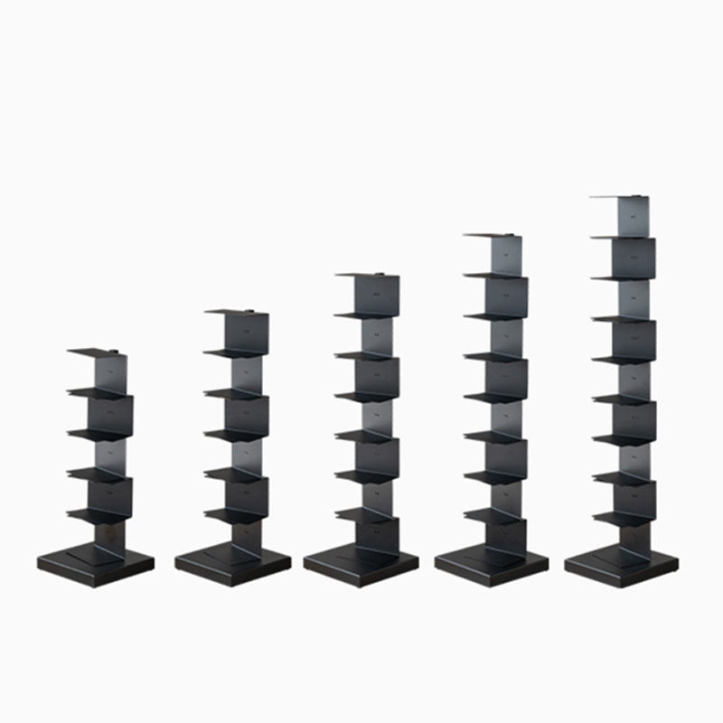 Modern Style Steel Bookshelf Vertical Closed Back Shelf Bookcase for Home Clearhalo 'Bookcases' 'furn' 'furn_bookcases' 'Furniture' 'furniture_bookcases' 'kitchen' 'kitchen_bookcases' 'Living Room Furniture' 'Office Furniture' 4674095