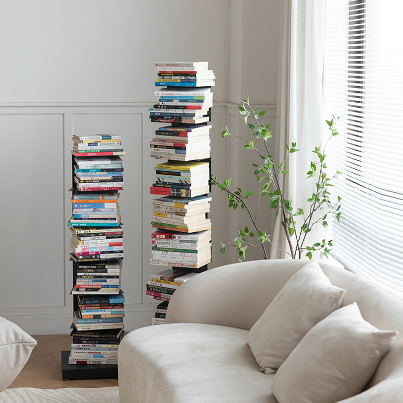 Modern Style Steel Bookshelf Vertical Closed Back Shelf Bookcase for Home Clearhalo 'Bookcases' 'furn' 'furn_bookcases' 'Furniture' 'furniture_bookcases' 'kitchen' 'kitchen_bookcases' 'Living Room Furniture' 'Office Furniture' 4674106