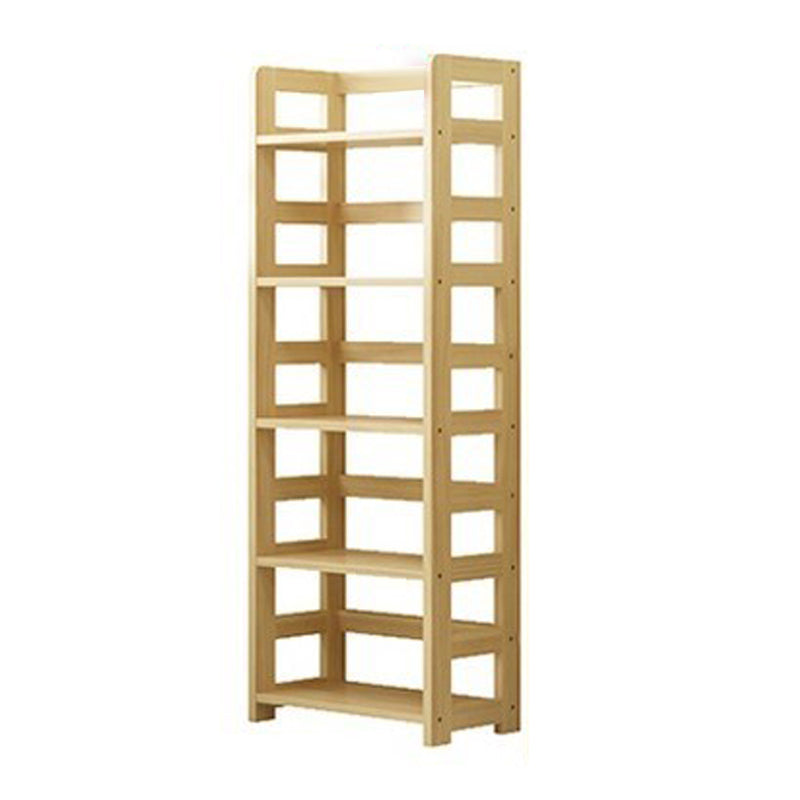 3/4/5-Shelf Modern Open Etagere Bookshelf Solid Wood Vertical Bookshelf Clearhalo 'Bookcases' 'furn' 'furn_bookcases' 'Furniture' 'furniture_bookcases' 'kitchen' 'kitchen_bookcases' 'Living Room Furniture' 'Office Furniture' 4674121