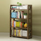 3/4/5-Shelf Modern Open Etagere Bookshelf Solid Wood Vertical Bookshelf 31.5"L x 9.8"W x 48.4"H Brown Clearhalo 'Bookcases' 'furn' 'furn_bookcases' 'Furniture' 'furniture_bookcases' 'kitchen' 'kitchen_bookcases' 'Living Room Furniture' 'Office Furniture' 4674125