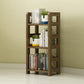 3/4/5-Shelf Modern Open Etagere Bookshelf Solid Wood Vertical Bookshelf 15.7"L x 9.8"W x 35.4"H Brown Clearhalo 'Bookcases' 'furn' 'furn_bookcases' 'Furniture' 'furniture_bookcases' 'kitchen' 'kitchen_bookcases' 'Living Room Furniture' 'Office Furniture' 4674127