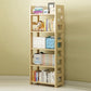 3/4/5-Shelf Modern Open Etagere Bookshelf Solid Wood Vertical Bookshelf 23.6"L x 9.8"W x 61"H Natural Clearhalo 'Bookcases' 'furn' 'furn_bookcases' 'Furniture' 'furniture_bookcases' 'kitchen' 'kitchen_bookcases' 'Living Room Furniture' 'Office Furniture' 4674134