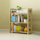 3/4/5-Shelf Modern Open Etagere Bookshelf Solid Wood Vertical Bookshelf 31.5"L x 9.8"W x 35.4"H Natural Clearhalo 'Bookcases' 'furn' 'furn_bookcases' 'Furniture' 'furniture_bookcases' 'kitchen' 'kitchen_bookcases' 'Living Room Furniture' 'Office Furniture' 4674144