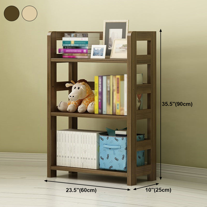 3/4/5-Shelf Modern Open Etagere Bookshelf Solid Wood Vertical Bookshelf Clearhalo 'Bookcases' 'furn' 'furn_bookcases' 'Furniture' 'furniture_bookcases' 'kitchen' 'kitchen_bookcases' 'Living Room Furniture' 'Office Furniture' 4674146