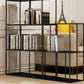 Metal Etagere Bookcase Industrial Open Back Bookshelf for Home Office Clearhalo 'Bookcases' 'furn' 'furn_bookcases' 'Furniture' 'furniture_bookcases' 'kitchen' 'kitchen_bookcases' 'Living Room Furniture' 'Office Furniture' 4674160