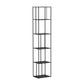 Metal Etagere Bookcase Industrial Open Back Bookshelf for Home Office 23.6"L x 11.8"W x 76.8"H Clearhalo 'Bookcases' 'furn' 'furn_bookcases' 'Furniture' 'furniture_bookcases' 'kitchen' 'kitchen_bookcases' 'Living Room Furniture' 'Office Furniture' 4674165