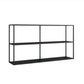 Open Rectangular Bookcase Industrial Metal Shelf for Study Room Clearhalo 'Bookcases' 'furn' 'furn_bookcases' 'Furniture' 'furniture_bookcases' 'kitchen' 'kitchen_bookcases' 'Living Room Furniture' 'Office Furniture' 4674182