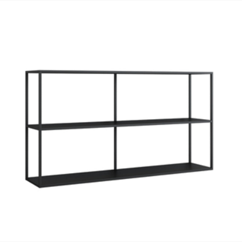 Open Rectangular Bookcase Industrial Metal Shelf for Study Room Clearhalo 'Bookcases' 'furn' 'furn_bookcases' 'Furniture' 'furniture_bookcases' 'kitchen' 'kitchen_bookcases' 'Living Room Furniture' 'Office Furniture' 4674182