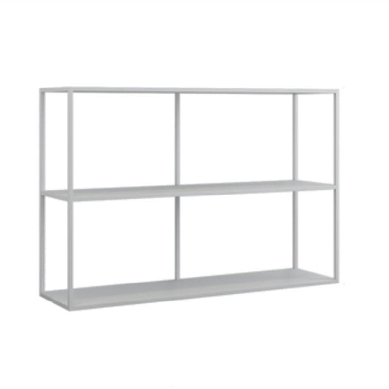 Open Rectangular Bookcase Industrial Metal Shelf for Study Room Clearhalo 'Bookcases' 'furn' 'furn_bookcases' 'Furniture' 'furniture_bookcases' 'kitchen' 'kitchen_bookcases' 'Living Room Furniture' 'Office Furniture' 4674184