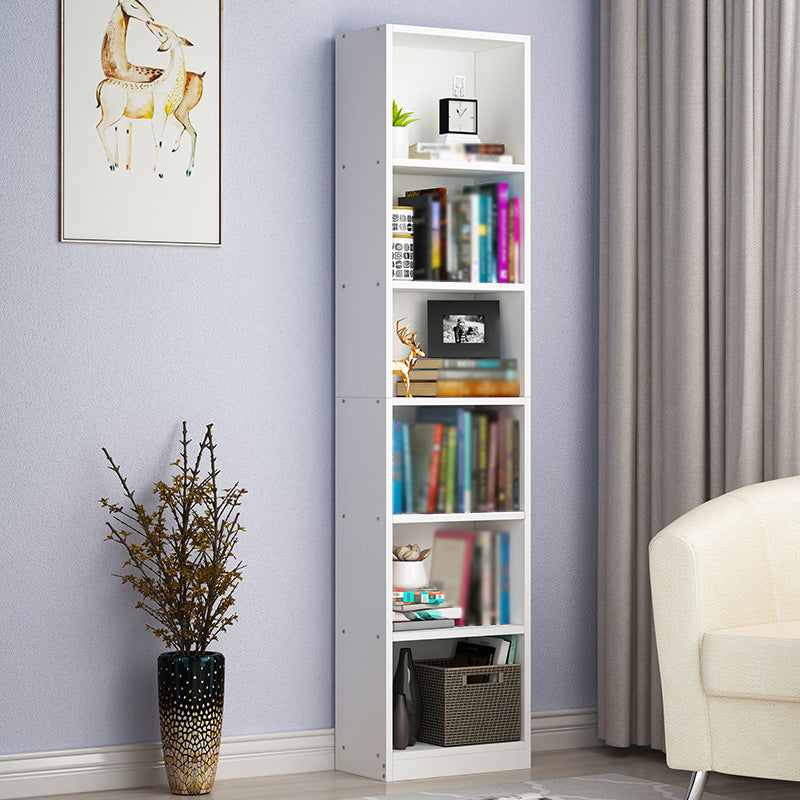 Modern Style Bookcase Closed Back Rectangular Shelf Bookcase for Study Room Clearhalo 'Bookcases' 'furn' 'furn_bookcases' 'Furniture' 'furniture_bookcases' 'kitchen' 'kitchen_bookcases' 'Living Room Furniture' 'Office Furniture' 4674205