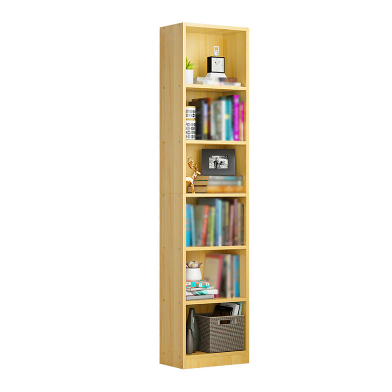 Modern Style Bookcase Closed Back Rectangular Shelf Bookcase for Study Room Clearhalo 'Bookcases' 'furn' 'furn_bookcases' 'Furniture' 'furniture_bookcases' 'kitchen' 'kitchen_bookcases' 'Living Room Furniture' 'Office Furniture' 4674213