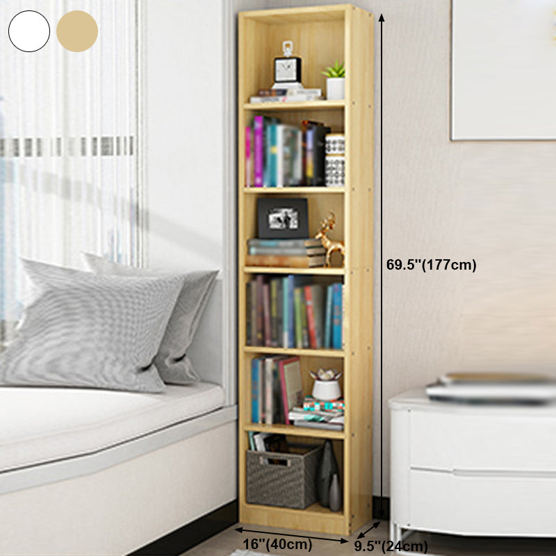 Modern Style Bookcase Closed Back Rectangular Shelf Bookcase for Study Room Clearhalo 'Bookcases' 'furn' 'furn_bookcases' 'Furniture' 'furniture_bookcases' 'kitchen' 'kitchen_bookcases' 'Living Room Furniture' 'Office Furniture' 4674226