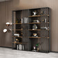 Modern Style 4-Shelf Bookshelf Open Black Shelf Bookcase for Study Room Clearhalo 'Bookcases' 'furn' 'furn_bookcases' 'Furniture' 'furniture_bookcases' 'kitchen' 'kitchen_bookcases' 'Living Room Furniture' 'Office Furniture' 4674232