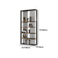Modern Style 4-Shelf Bookshelf Open Black Shelf Bookcase for Study Room Clearhalo 'Bookcases' 'furn' 'furn_bookcases' 'Furniture' 'furniture_bookcases' 'kitchen' 'kitchen_bookcases' 'Living Room Furniture' 'Office Furniture' 4674240